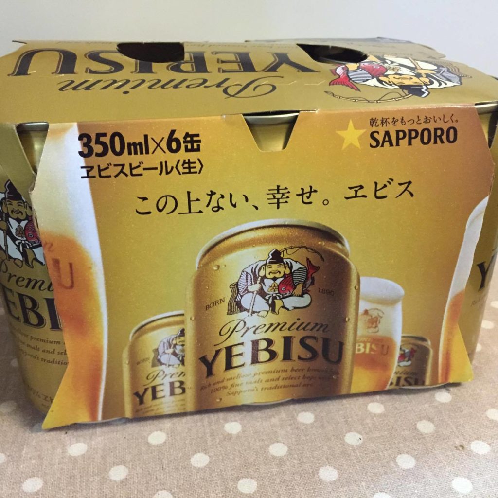 エビスビール6缶の写真